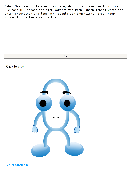 Flanimator Input in Flanimator als Vorleser